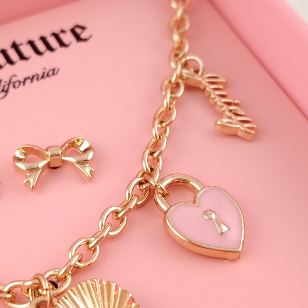 Juicy Couture Charm Necklace Earring Set - Picture 3 of 7